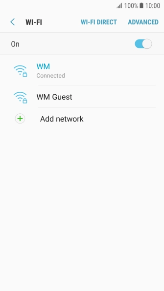 Press the Home key to return to the home screen.