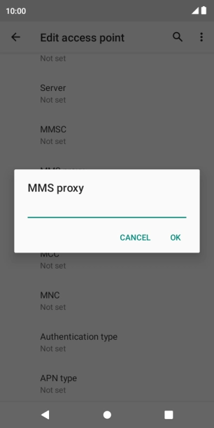 Key in 10.202.002.060 and press OK.
