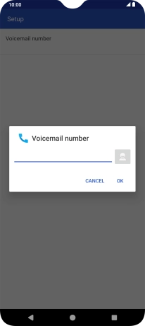 Key in +61414121121 and press OK.