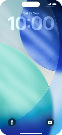 Press and hold anywhere on the lock screen. Press and hold anywhere on the lock screen.