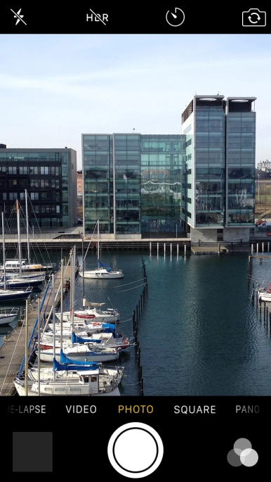 Press the flash icon.