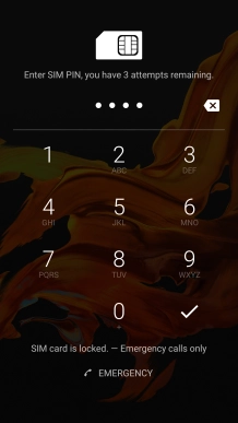 If you're asked to key in your PIN, do so and press the confirm icon.