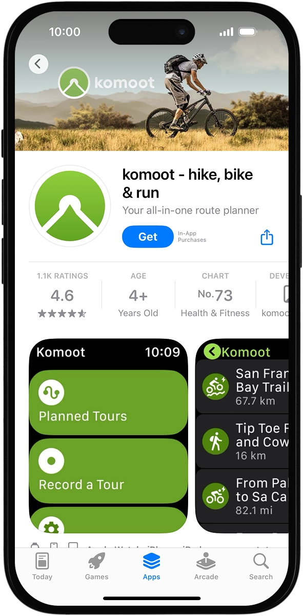 On your phone: Press Get and follow the instructions on the screen to install the app.