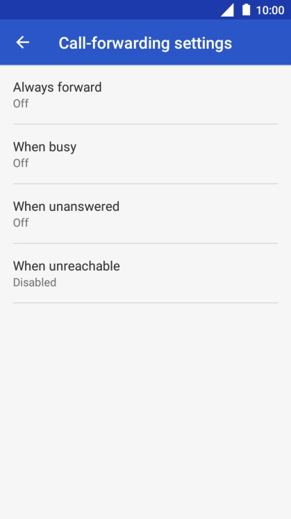 Press the Home key to return to the home screen.