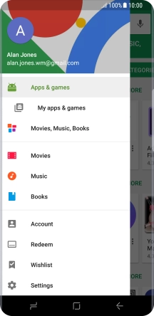 Press My apps & games.