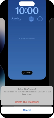 Press Delete This Wallpaper.