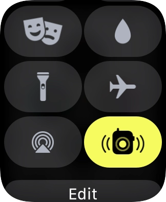 Press the flight mode icon to turn the function on or off. Press the flight mode icon to turn the function on or off.