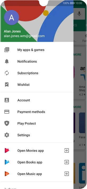 Press My apps & games.