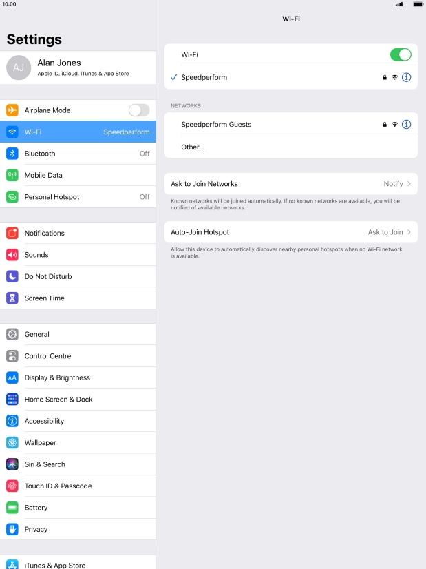 Press the Home key to return to the home screen.