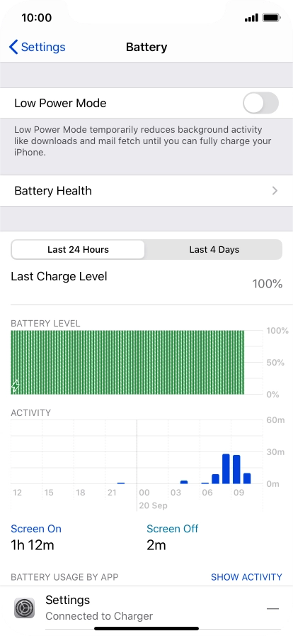 Press Battery Health.