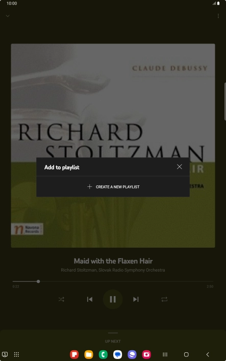 Press CREATE A NEW PLAYLIST.