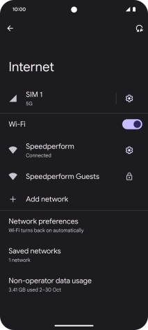 Slide your finger upwards starting from the bottom of the screen to return to the home screen.