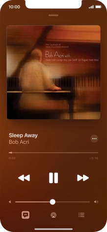 Press arrow right to go to the next audio file.