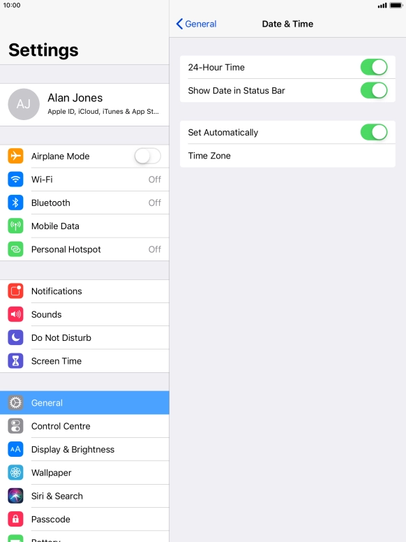 Press the Home key to return to the home screen.