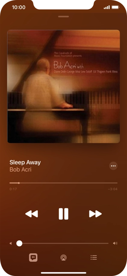 Press arrow right to go to the next audio file.