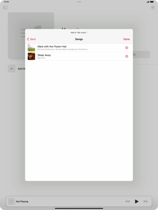 Go to the required category and press the required audio file. Go to the required category and press the required audio file.