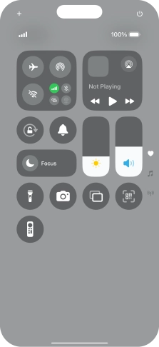 Press the sound mode icon to turn silent mode on or off.