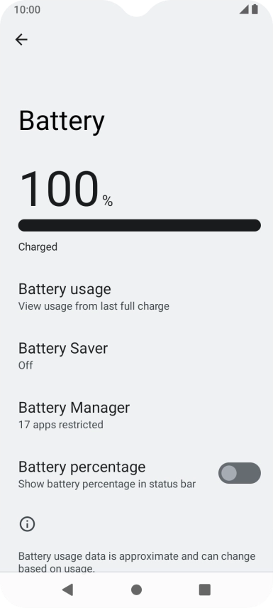 Press Battery Saver.