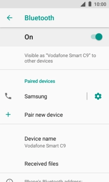 Press the Home key to return to the home screen.