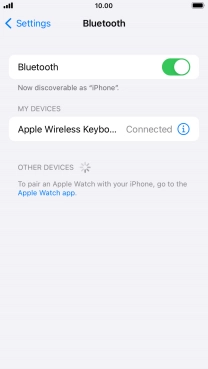 Press the Home key to return to the home screen.