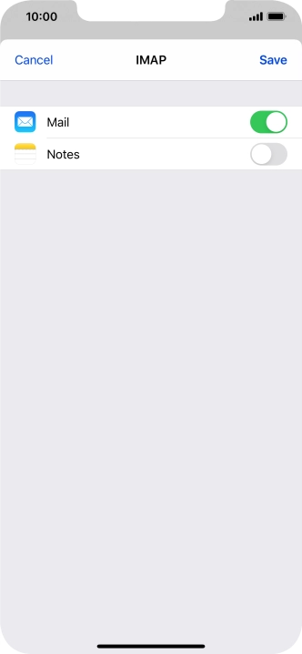 Press Save. Your email account has now been set up. To select more settings for incoming and outgoing server, proceed with the following steps.