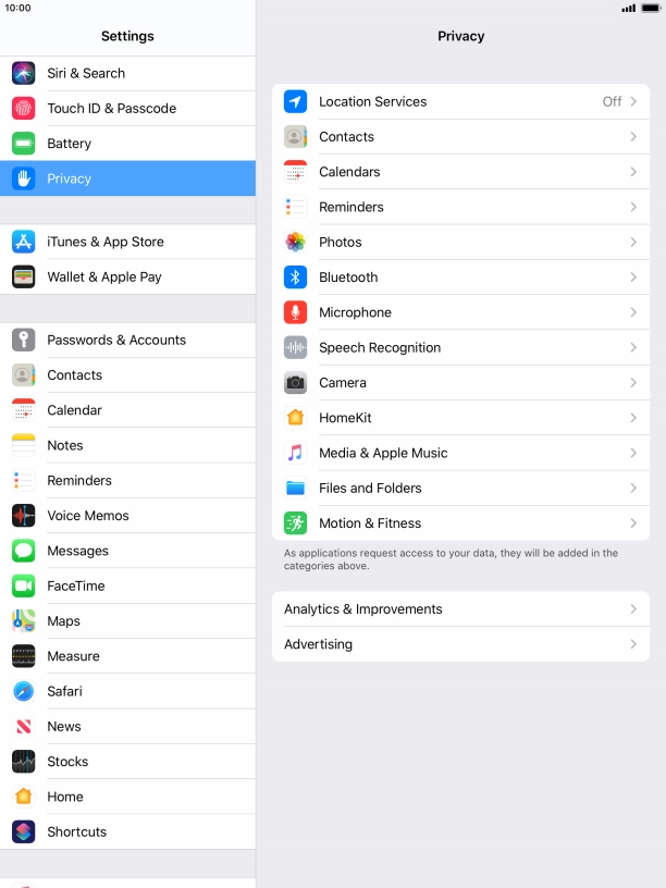 Press Location Services. Press Location Services.