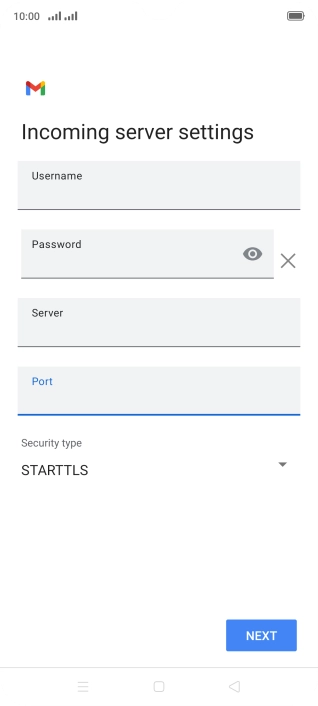 Press the drop down list below 