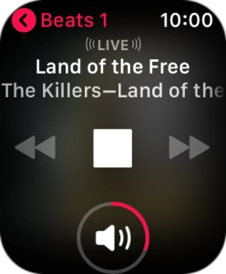 Press the Digital Crown twice to return to the home screen.