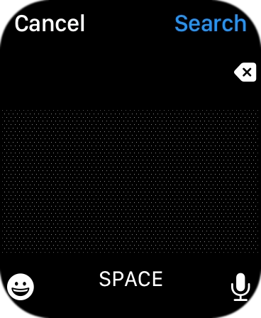 Press the microphone icon to turn on voice input.
