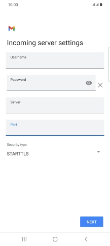 Press the drop down list below 