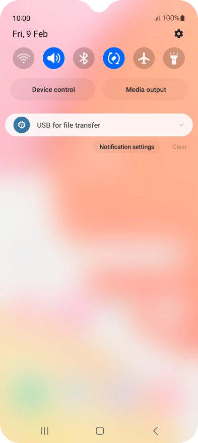Press the drop down list.
