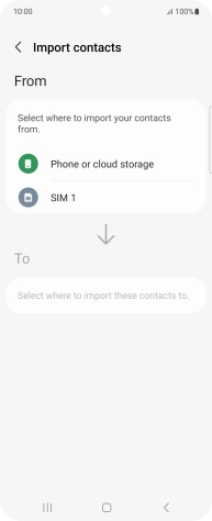 Press the name of the SIM.