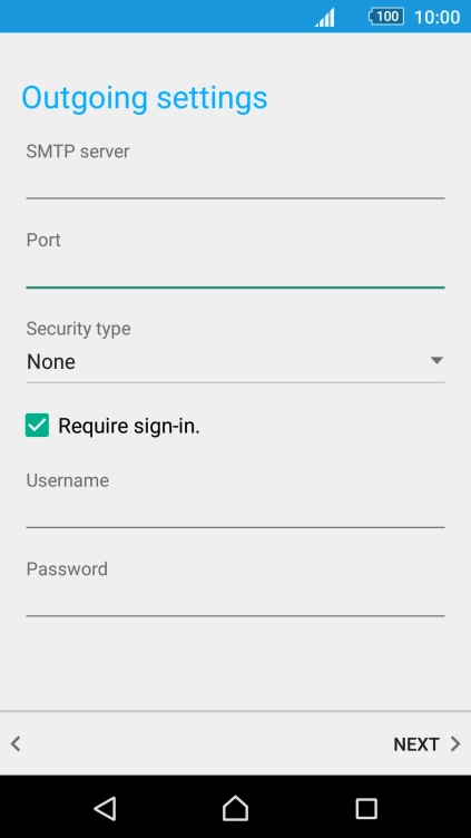 Press the field below Press the field below