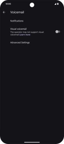 Press Advanced Settings.