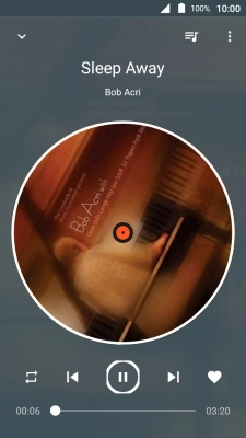 Press arrow right to go to the next audio file.