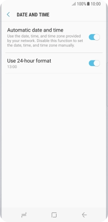 Press the Home key to return to the home screen.