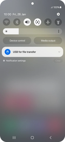 Press the drop down list.