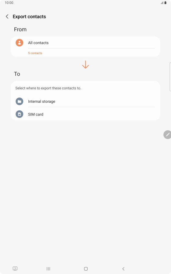 Press the name of the SIM.