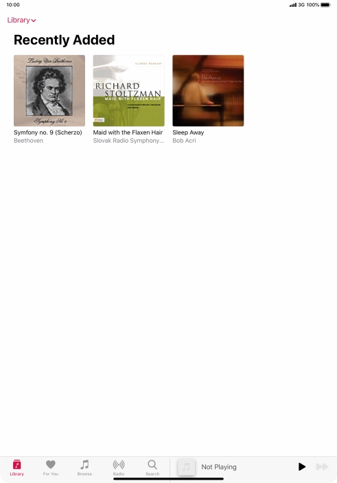 Press the drop down list.