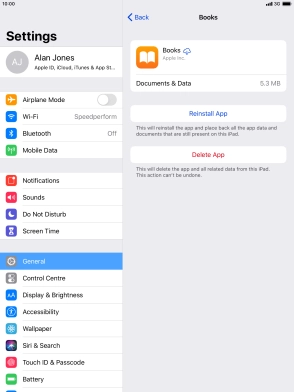 Press the Home key to return to the home screen.