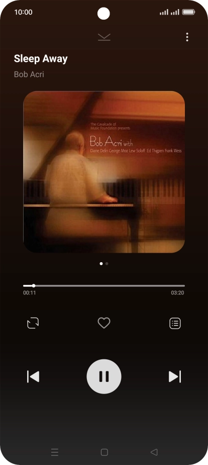 Press arrow right to go to the next audio file.