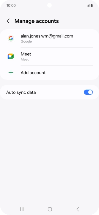Press the Home key to return to the home screen.
