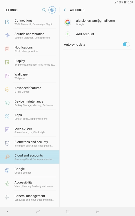 Press the Home key to return to the home screen.