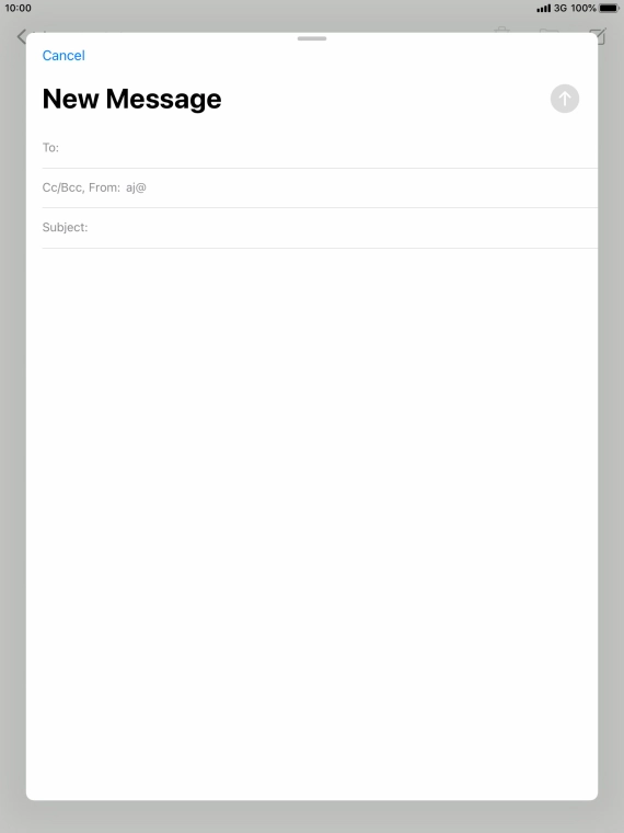Press To: and key in the first letters of the recipient's name. Press To: and key in the first letters of the recipient's name.