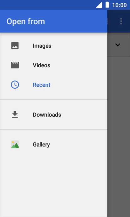 Press Images and go to the required folder. Press Images and go to the required folder.
