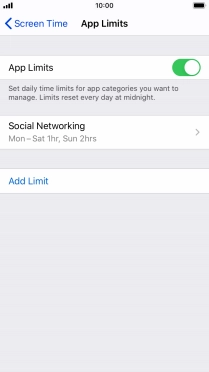 Press the required category.