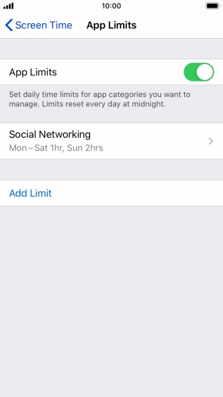 Press the required category.