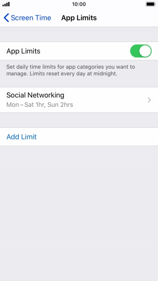 Press the required category.