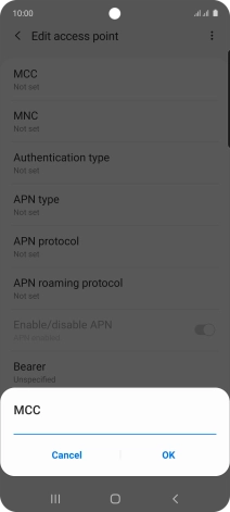 Key in 505 and press OK.