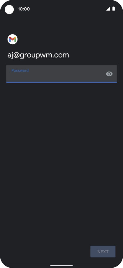 Press the field below 